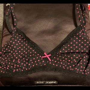 Betsy Johnson cotton stretch intimate bra.